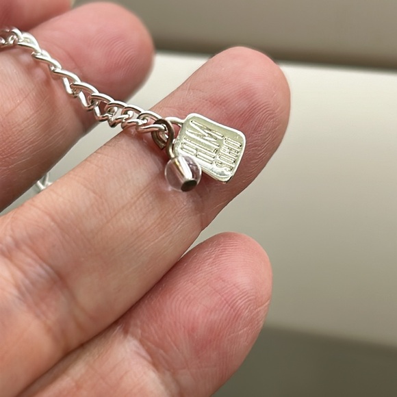 🖤ROBERT LEE MORRIS SOHO shiny silver plated multi-strand necklace - Picture 7 of 10